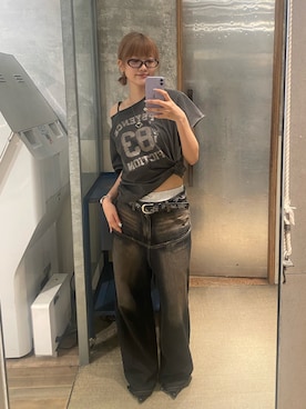 「WHO'S WHO gallery（フーズフーギャラリー）のアイテム（パンプス）」を使った、RIHOさん（レディース・166cm）の秋コーディネート