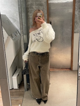 「WHO'S WHO gallery（フーズフーギャラリー）のアイテム（パンプス）」を使った、RIHOさん（レディース・166cm）の秋コーディネート