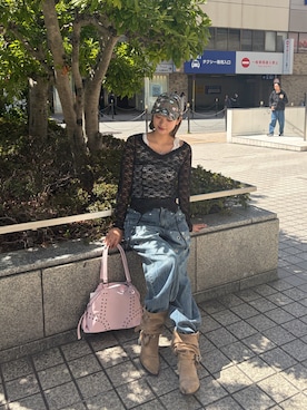 RIHOさん（レディース・166cm）の春コーディネート