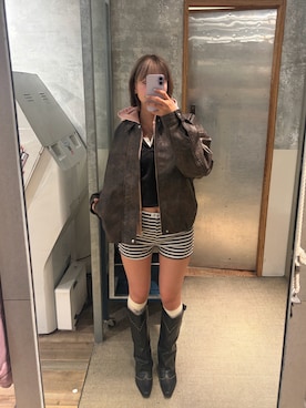 RIHOさん（レディース・166cm）の冬コーディネート