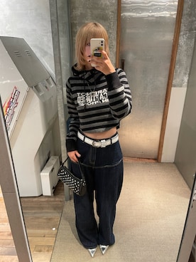 「WHO'S WHO gallery（フーズフーギャラリー）のアイテム（パンプス）」を使った、RIHOさん（レディース・166cm）の秋コーディネート