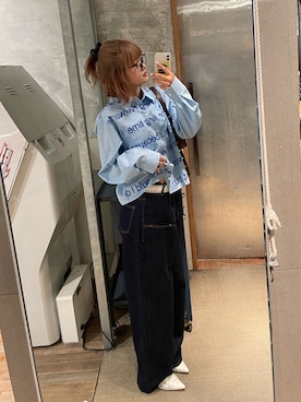 「WHO'S WHO gallery（フーズフーギャラリー）のアイテム（パンプス）」を使った、RIHOさん（レディース・166cm）の秋コーディネート