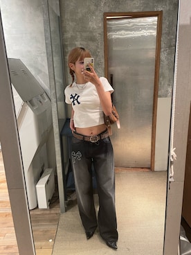 「アイテム（パンプス）」を使った、RIHOさん（レディース・166cm）の夏コーディネート