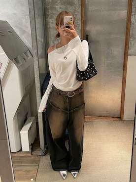 RIHOさん（骨格ナチュラル・レディース・166cm）の秋コーディネート
