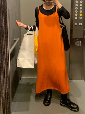 「カボチャコーデ🎃」｜omameiさん（レディース・152cm）の秋コーディネート
