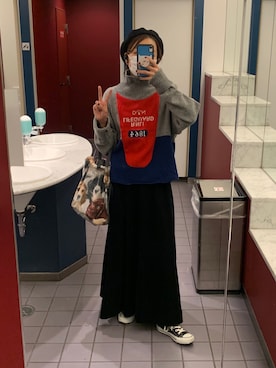 「Wafflish Waffle（ワッフリッシュワッフル）のアイテム」を使った、omameiさん（レディース・152cm）の秋コーディネート