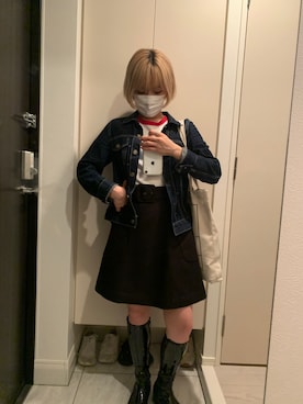 「RUCOLINE（ルコライン）のアイテム」を使った、omameiさん（レディース・152cm）の夏コーディネート