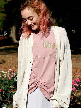 「ハローキティコラボ（ハローキティコラボ）のアイテム」を使った、ninamewshopさん（レディース・163cm）の夏コーディネート