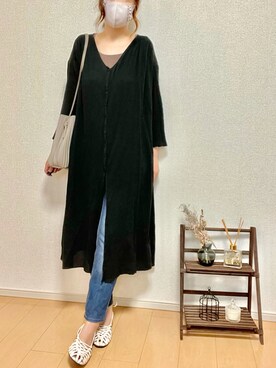 「mumu（ムム）のアイテム」を使った、saku_sanさん（レディース・162cm）の夏コーディネート