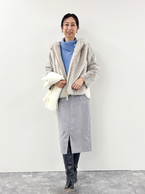 エコファー×ムートンジャケット（ムートンコート）｜MICO COULIER