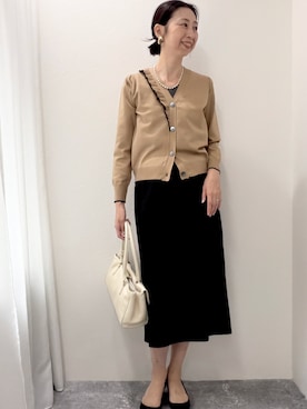「NOLLEY’S（ノーリーズ）のアイテム」を使った、nolkokoさん（レディース・168cm）の秋コーディネート