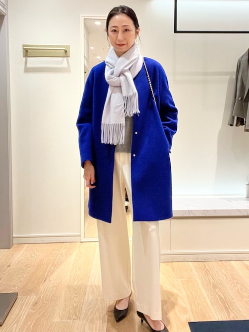 セール】KIWI LAMBノーカラーコート（ノーカラーコート）｜NOLLEY'S