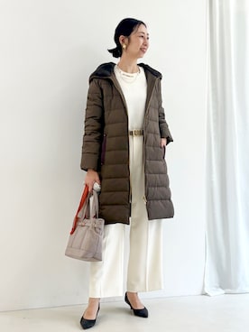 「アイテム（イヤリング）」を使った、nolkokoさん（レディース・168cm）の秋コーディネート