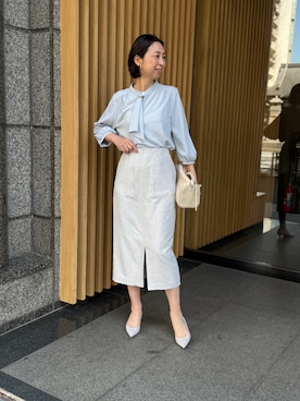 「MICO COULIER（ミコクリエ）のアイテム」を使った、nolkokoさん（レディース・168cm）の春コーディネート