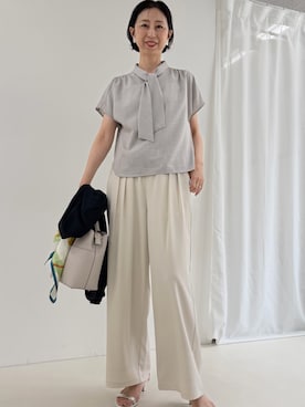 「MICO COULIER（ミコクリエ）のアイテム」を使った、nolkokoさん（レディース・168cm）の春コーディネート