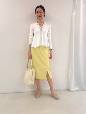 「NOLLEY’S Sophi（ノーリーズソフィ）のアイテム」を使った、nolkokoさん（骨格ナチュラル・レディース・168cm）の春コーディネート