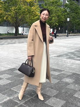 「NOLLEY’S（ノーリーズ）のアイテム（その他アウター）」を使った、nolkokoさん（レディース・169cm）の秋コーディネート