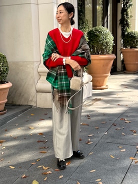 「marco masi（マルコマージ）のアイテム」を使った、nolkokoさん（レディース・168cm）の冬コーディネート