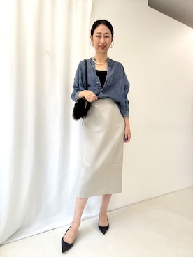「アイテム（チャーム）」を使った、nolkokoさん（レディース・168cm）の秋コーディネート
