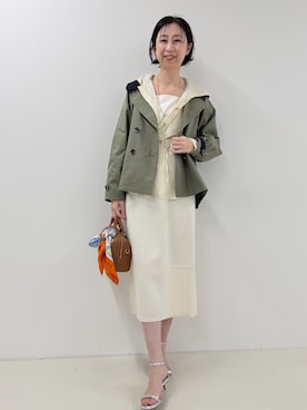 「MICO COULIER（ミコクリエ）のアイテム」を使った、nolkokoさん（レディース・168cm）の春コーディネート