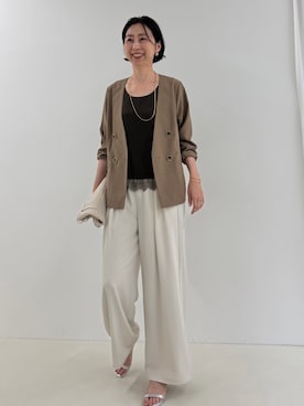 「MICO COULIER（ミコクリエ）のアイテム」を使った、nolkokoさん（レディース・168cm）の春コーディネート