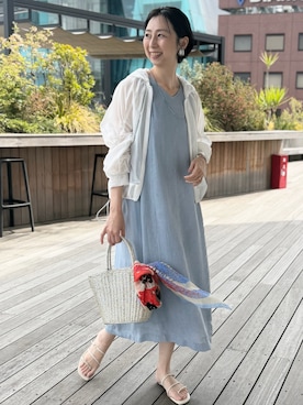 「MICO COULIER（ミコクリエ）のアイテム」を使った、nolkokoさん（レディース・168cm）の春コーディネート