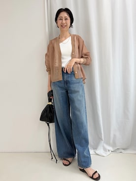 「MICO COULIER（ミコクリエ）のアイテム」を使った、nolkokoさん（レディース・168cm）の夏コーディネート