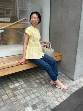 「MICO COULIER（ミコクリエ）のアイテム」を使った、nolkokoさん（レディース・168cm）の春コーディネート