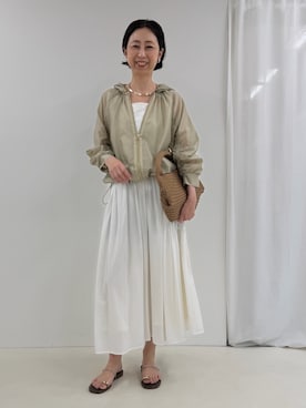 「MICO COULIER（ミコクリエ）のアイテム」を使った、nolkokoさん（レディース・168cm）の春コーディネート