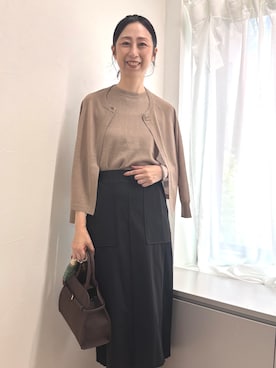 「NOLLEY’S（ノーリーズ）のアイテム」を使った、nolkokoさん（レディース・168cm）の夏コーディネート