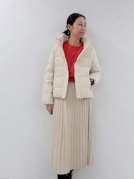 「アイテム（スカート）」を使った、nolkokoさん（レディース・168cm）の冬コーディネート