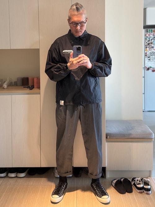 NEIGHBORHOOD 黒 スラックス スラックス Neighborhood(ネイバーフッド) パンツ・ボトムス