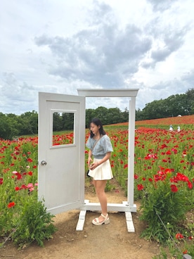 「mily bilet（ミウィビレット）のアイテム」を使った、和颯さん（骨格ウェーブ・レディース・157cm）の春コーディネート
