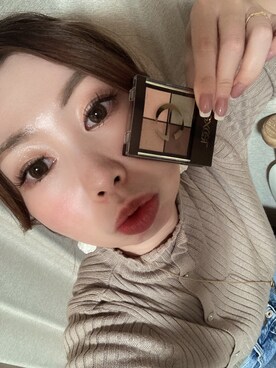 「イエベ」｜「アイテム（アイシャドウ）」を使った、naochigeさん（レディース・159cm）の冬コーディネート