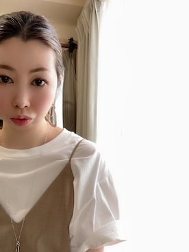 「ヘアメイク」｜naochigeさん（レディース・159cm）の夏コーディネート