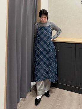 「31 Sons de mode（トランテアン　ソン　ドゥ　モード）のアイテム」を使った、Hinanoさん（レディース・163cm）の冬コーディネート