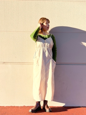 「チェルシーブーツ」｜Hinanoさん（レディース・163cm）の秋コーディネート