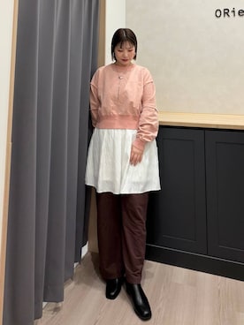 Hinanoさん（レディース・163cm）の冬コーディネート