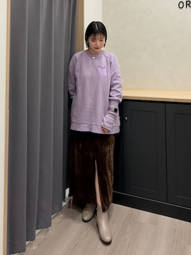 Hinanoさん（レディース・163cm）の冬コーディネート