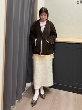 Hinanoさん（レディース・163cm）の冬コーディネート