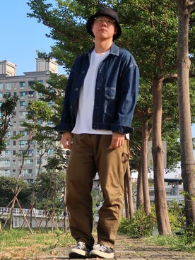 「NET（ネット）のアイテム」を使った、dada 🇹🇼さん（メンズ・173cm）の秋コーディネート
