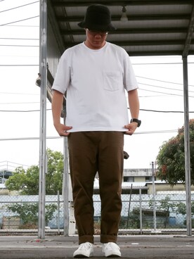 「NET（ネット）のアイテム」を使った、dada 🇹🇼さん（メンズ・173cm）の春コーディネート