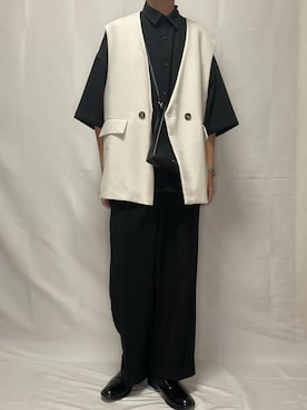 「CASPER JOHN（キャスパージョン）のアイテム（ブーツ）」を使った、YOKIKIさん（メンズ・181cm）の夏コーディネート