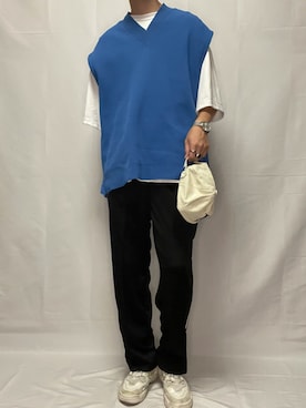 「ジーユー」｜YOKIKIさん（メンズ・180cm）の秋コーディネート