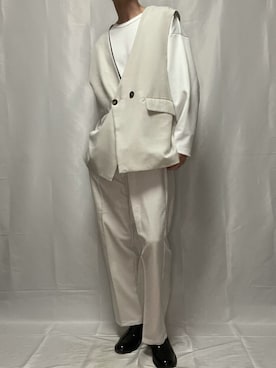 「CASPER JOHN（キャスパージョン）のアイテム（ブーツ）」を使った、YOKIKIさん（メンズ・181cm）の春コーディネート