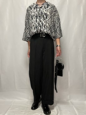 「CASPER JOHN（キャスパージョン）のアイテム（ブーツ）」を使った、YOKIKIさん（メンズ・181cm）の夏コーディネート