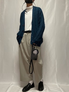 「Futier land（フューティアランド）のアイテム」を使った、YOKIKIさん（メンズ・181cm）の冬コーディネート