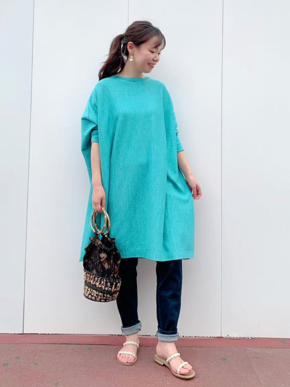 BEARDSLEY（ビアズリー）の「麻混BIGニット（ニット/セーター）」 - WEAR