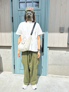 「HINSON（ヒンソン）のアイテム」を使った、Yokokawa さん（レディース・165cm）の秋コーディネート