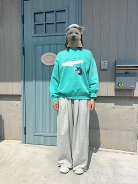 「NEW BALANCE（ニューバランス）のWRPD Runner（スニーカー、ホワイト系）」を使った、Yokokawa さん（レディース・166cm）の夏コーディネート